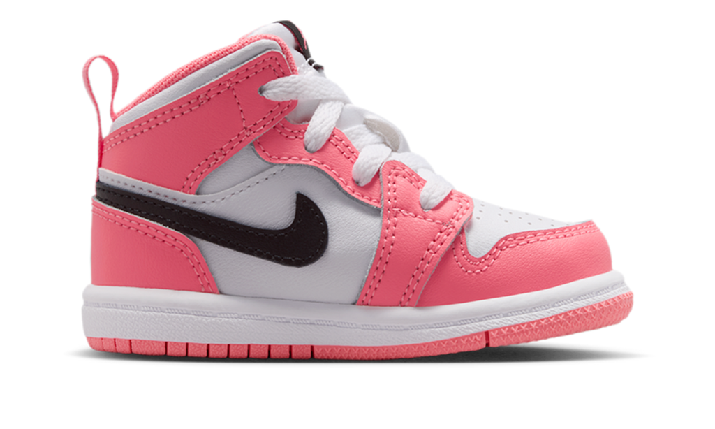 Air Jordan 1 Mid Pink Gaze (TD) DQ8425-602 — Vista 2