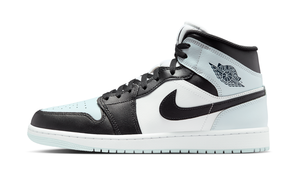 Air Jordan 1 Mid Black Aura Squadron Blue DQ8426-002 — Vista 1