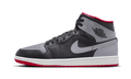 Air Jordan 1 Mid Black Cement Grey-Fire Red DQ8426-006 — Vista 1