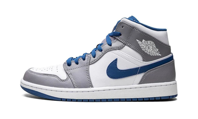 Air Jordan 1 Mid True Blue Cement DQ8426-014 — Vista 1