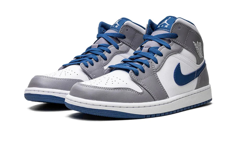 Air Jordan 1 Mid True Blue Cement DQ8426-014 — Vista 2