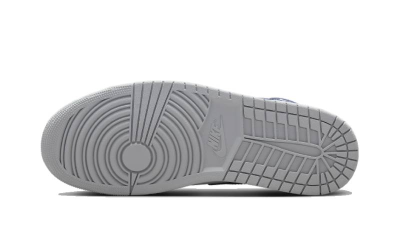 Air Jordan 1 Mid Wolf Grey Midnight Navy DQ8426-104 — Vista 3