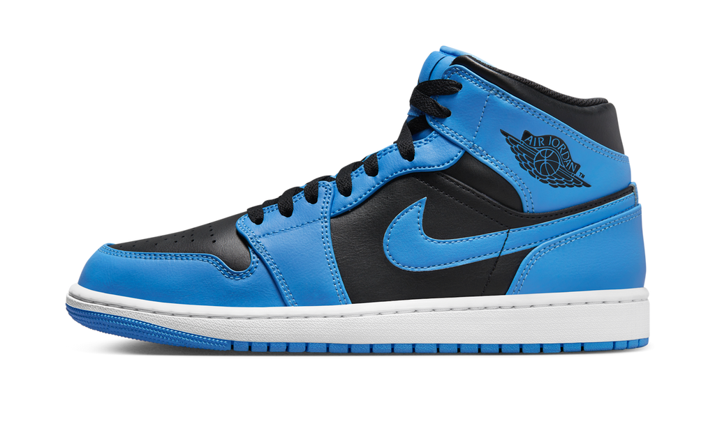 Air Jordan 1 Mid University Blue Black DQ8426-401 — Vista 1