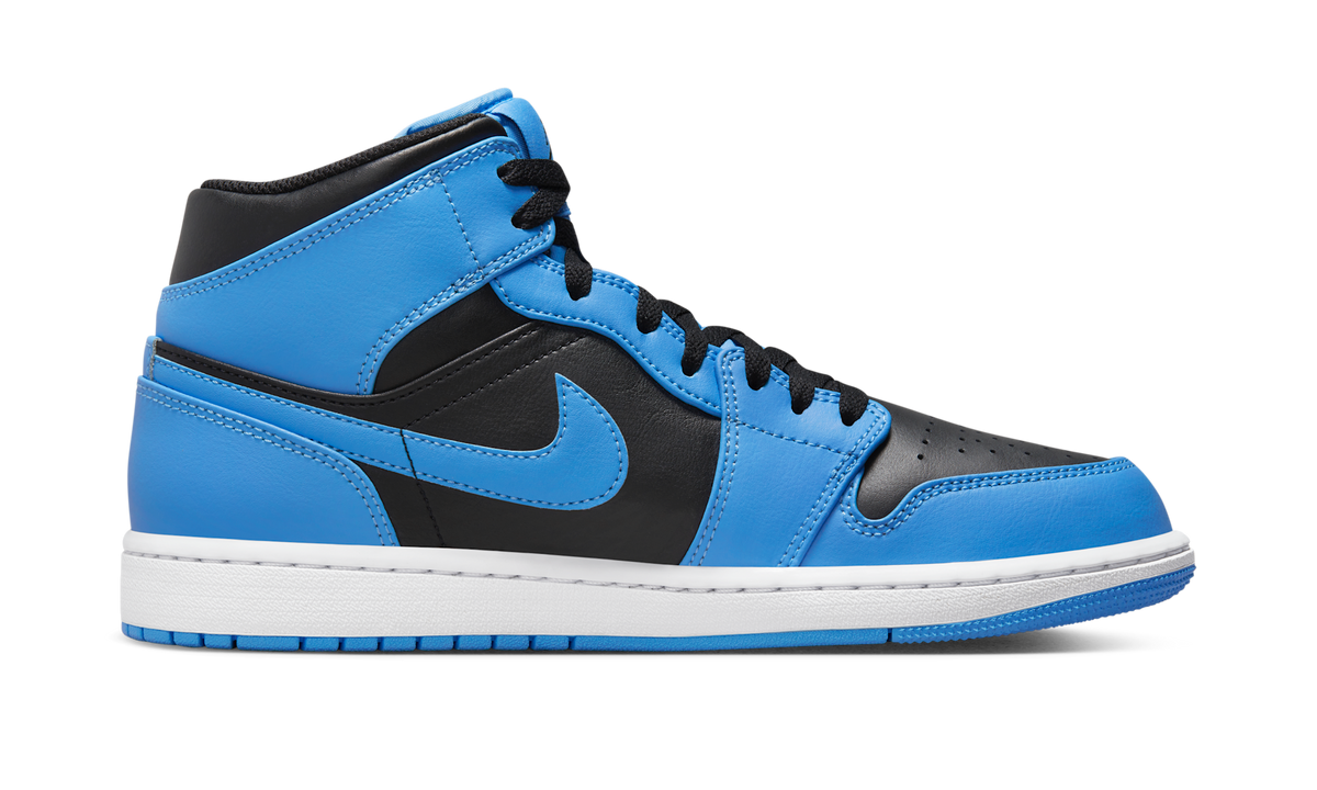 Air Jordan 1 Mid University Blue Black DQ8426-401 — Vista 2