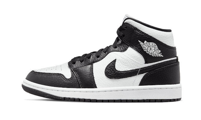 Air Jordan 1 Mid Split Black White (Women's) DR0501-101 — Vista 1