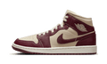 Air Jordan 1 Mid SE Split Beach Cherrywood Red (Women's) DR0501-200 — Vista 1