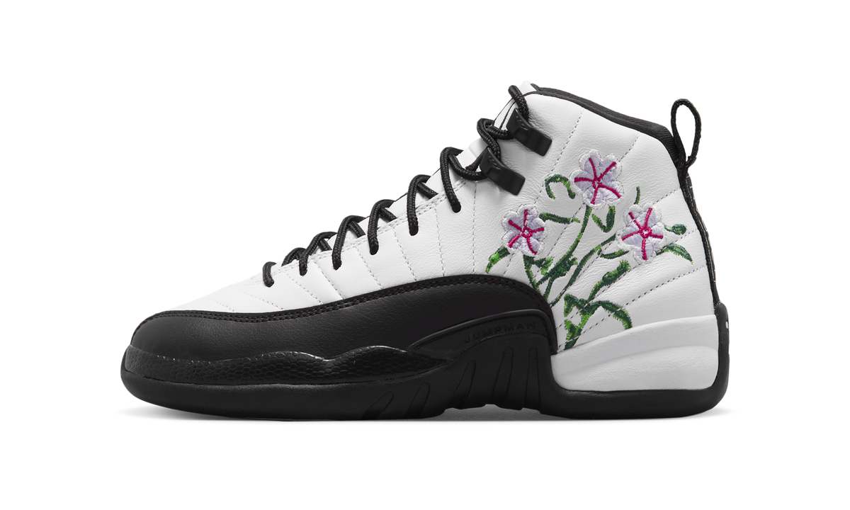 Air Jordan 12 Retro Floral (GS) DR6956-100 — Vista 1