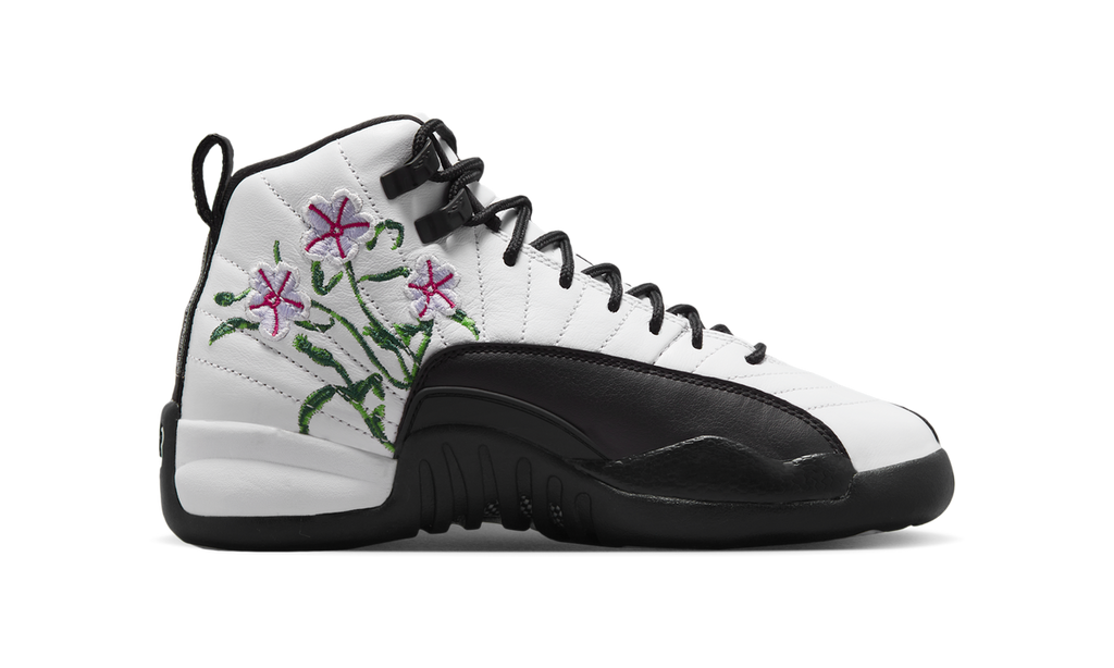 Air Jordan 12 Retro Floral (GS) DR6956-100 — Vista 2