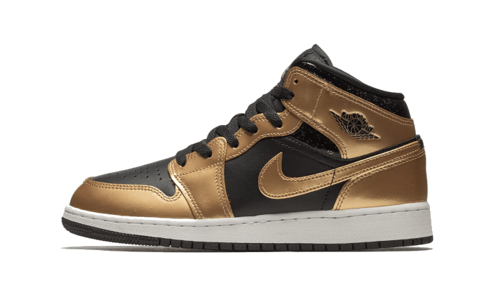 Air Jordan 1 Mid Metallic Gold DR6967-071 — Vista 1