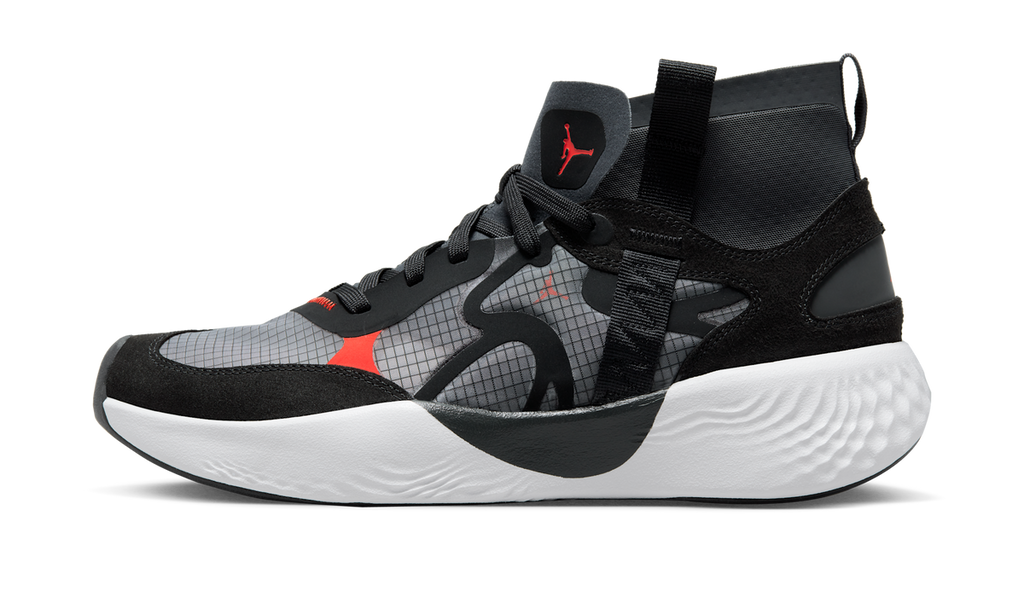 Air Jordan Delta 3 Mid Black Chile Red DR7614-060 — Vista 1