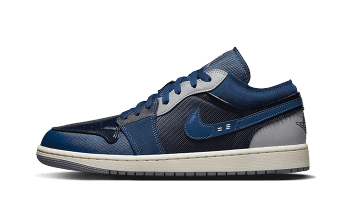 Air Jordan 1 Low SE Craft Obsidian French Blue Ashen Slate White DR8867-400 — Vista 1