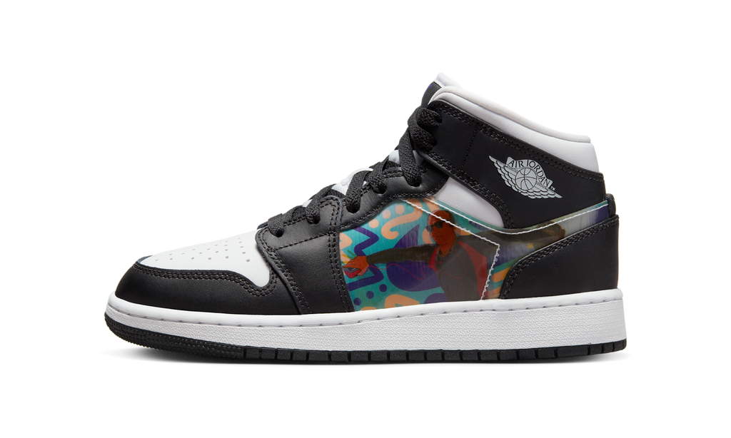 Air Jordan 1 Mid Hologram (GS) DR9495-001 — Vista 1