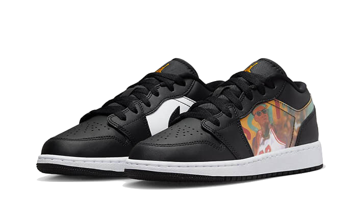 Air Jordan 1 Low Hologram (GS) DR9497-001 — Vista 2