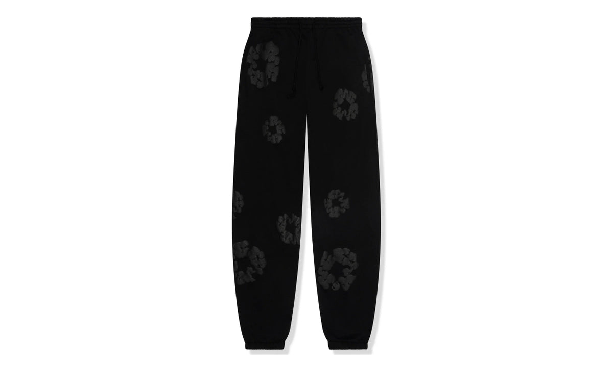 Denim Tears Cotton Wreath Sweatpants Black Monochrome