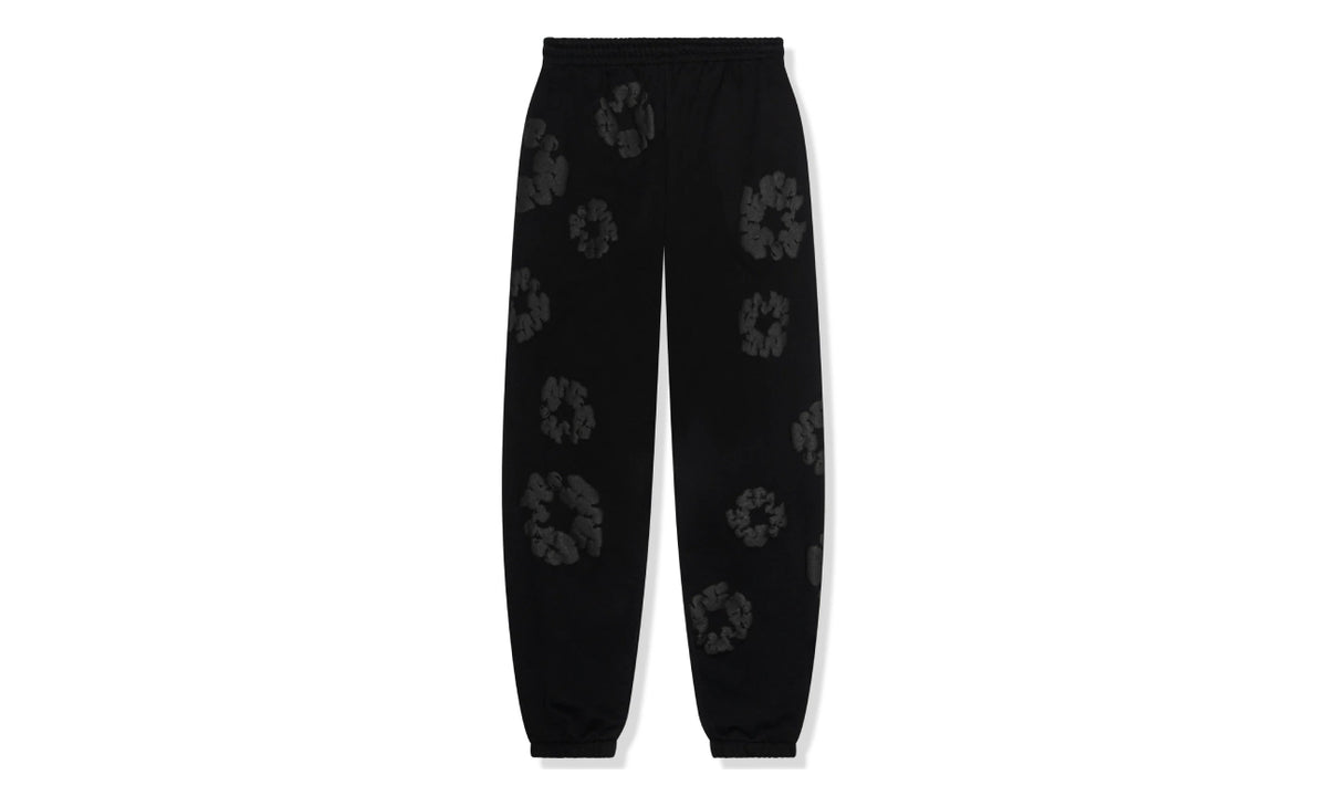 Denim Tears Cotton Wreath Sweatpants Black Monochrome