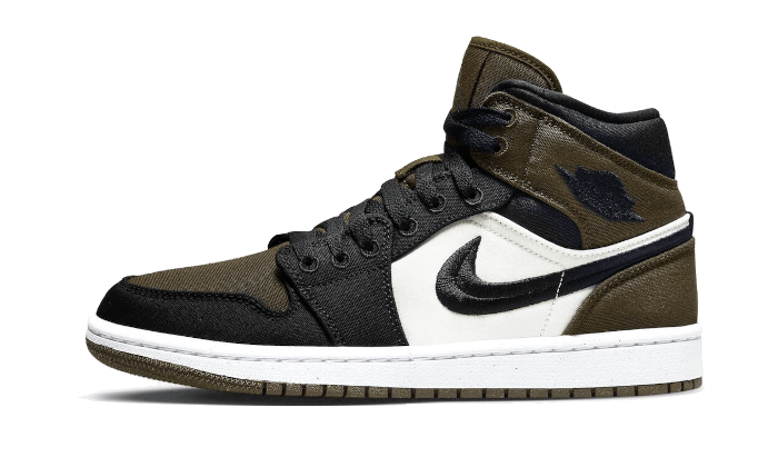 Air Jordan 1 Mid Olive Toe (Women's) DV0427-301 — Vista 1