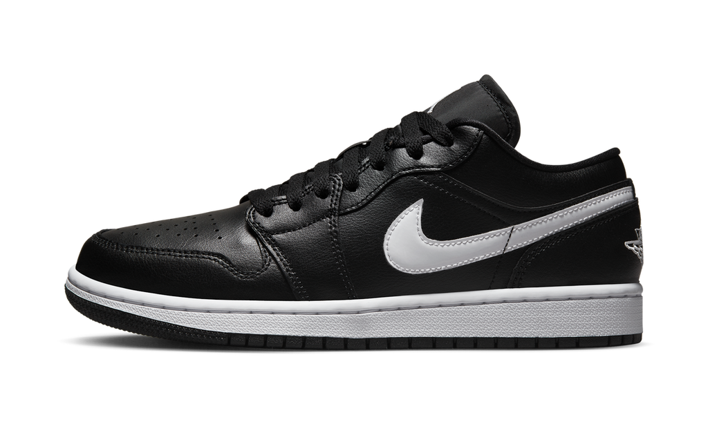 Air Jordan 1 Low Black White (2022) (Women's) DV0990-001 — Vista 1