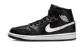 Air Jordan 1 Mid Black White (Women's) DV0991-001 — Vista 1