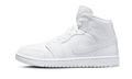 Air Jordan Mid Triple White (2022) (Women's) DV0991-111 — Vista 1