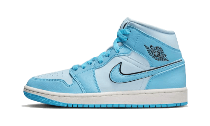 Air Jordan 1 Mid SE Ice Blue DV1302-400 — Vista 1