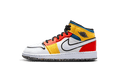 Air Jordan 1 Mid Multi-Color Canvas (GS) DV1316-100 — Vista 1