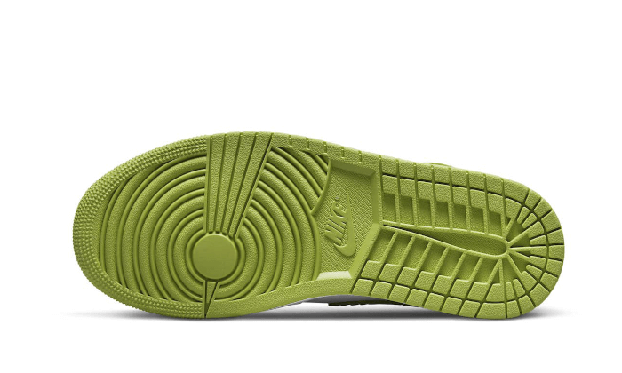 Air Jordan 1 Mid Green Python (Women's) DV2959-113 — Vista 2