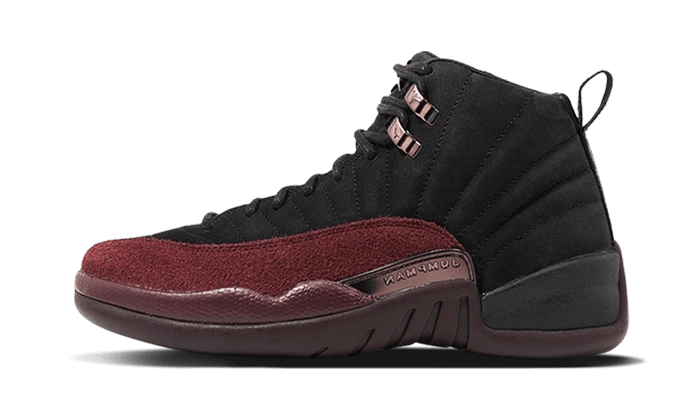 Air Jordan 12 Retro SP A Ma Maniére Black Burgundy Crush DV6989-001 — Vista 1