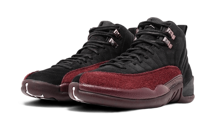 Air Jordan 12 Retro SP A Ma Maniére Black Burgundy Crush DV6989-001 — Vista 2