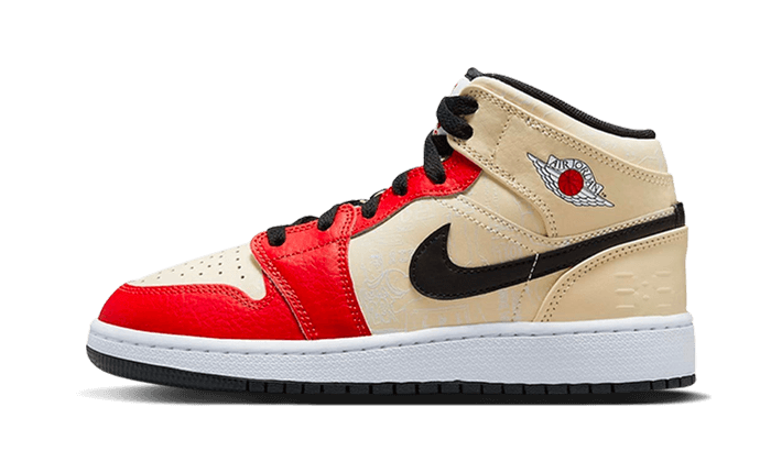 Air Jordan 1 Mid SS '88 Dunk Contest (GS) DV7012-100 — Vista 1