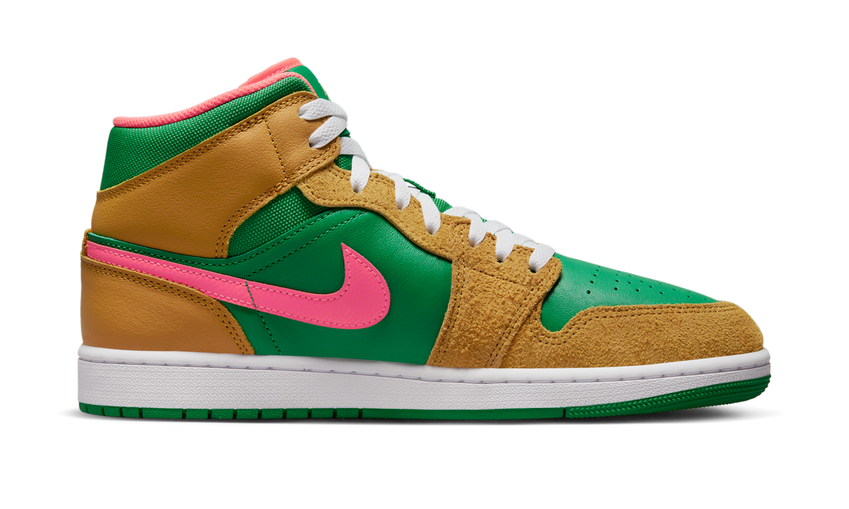 Air Jordan 1 Mid SE Wheat Watermelon DX4332-700 — Vista 2
