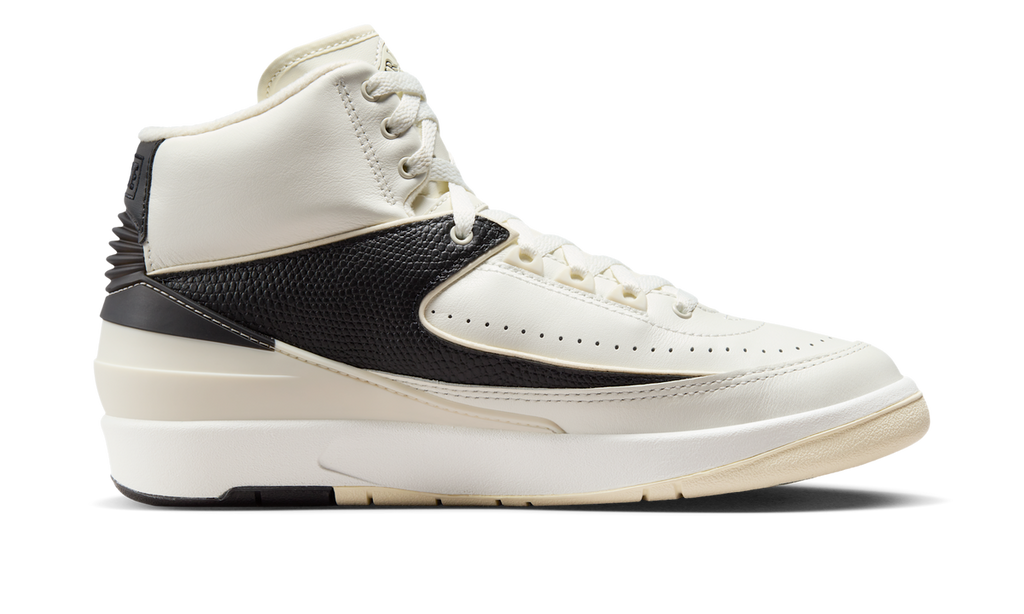 Air Jordan 2 Retro Sail Black (Women's) DX4400-100 — Vista 2