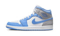 Air Jordan 1 Mid University Blue Grey DX9276-100 — Vista 1