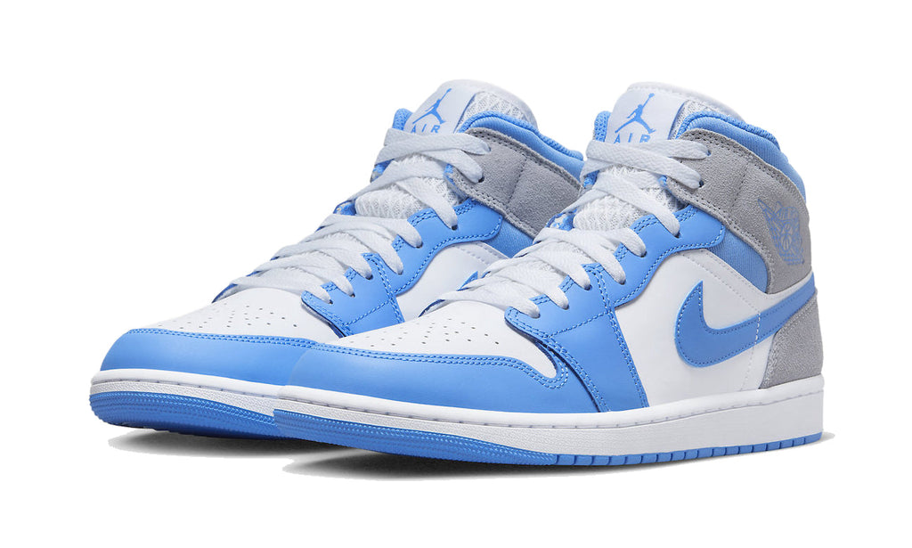 Air Jordan 1 Mid University Blue Grey DX9276-100 — Vista 2