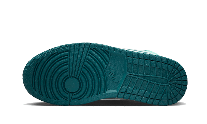Air Jordan 1 Mid Chenille Bleached Turquoise (Women's) DZ3745-300 — Vista 2