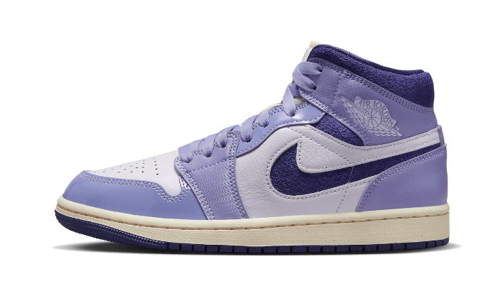 Air Jordan 1 Mid Purple Chenille DZ3745-500 — Vista 1