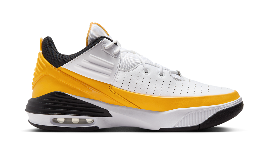 Air Jordan Max Aura 5 White Yellow Ochre DZ4353-701 — Vista 2