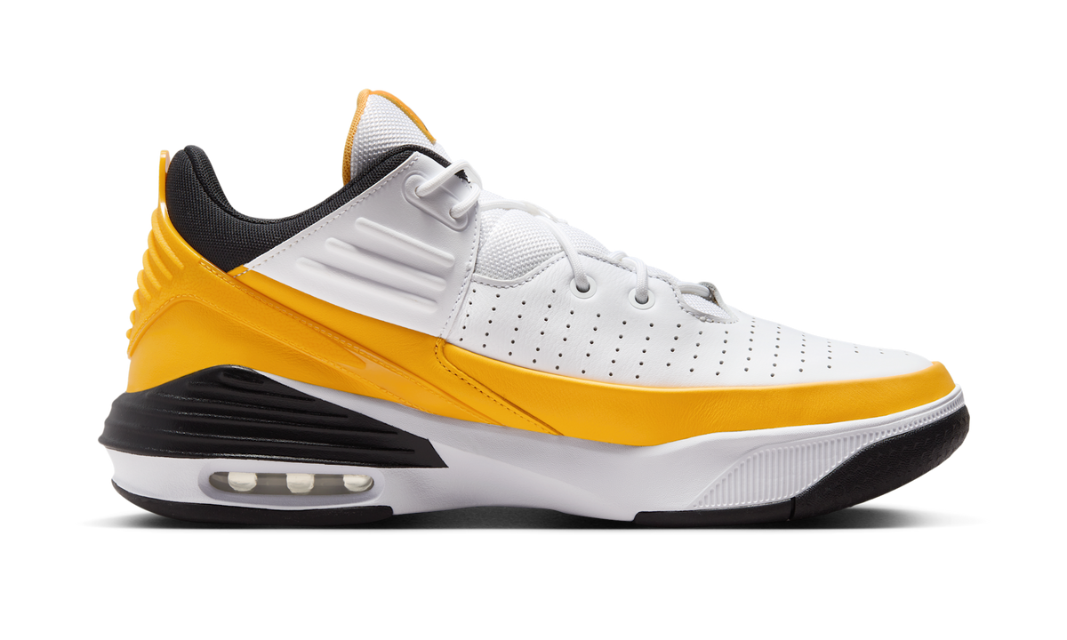Air Jordan Max Aura 5 White Yellow Ochre DZ4353-701 — Vista 2