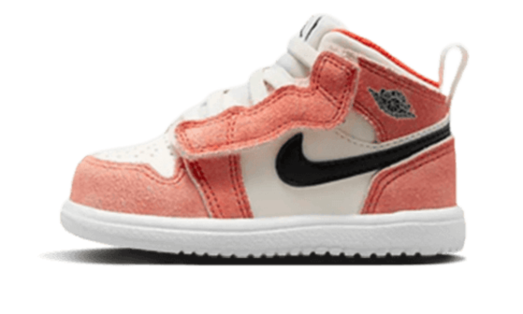 Air Jordan 1 Mid Alt SE Orange Suede (TD) DZ4469-800 — Vista 1