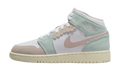 Air Jordan 1 Mid SE Pink Oxford (GS) DZ5361-100 — Vista 1