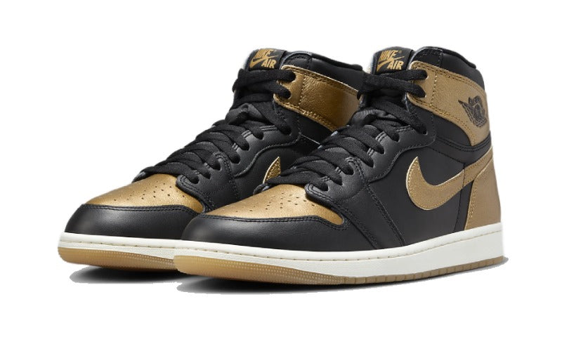 Air Jordan 1 Retro High OG Black Metallic Gold DZ5485-071 — Vista 2