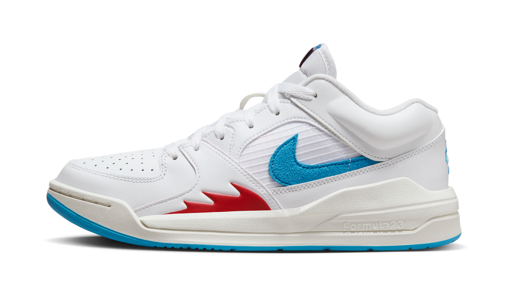 Air Jordan Stadium 90 White Dark Powder Blue (Women's) FB2269-100 — Vista 1