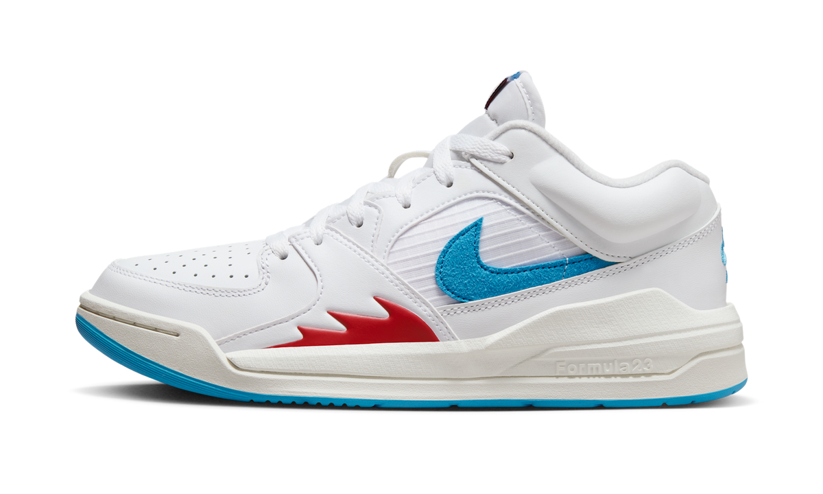 Air Jordan Stadium 90 White Dark Powder Blue (Women's) FB2269-100 — Vista 1