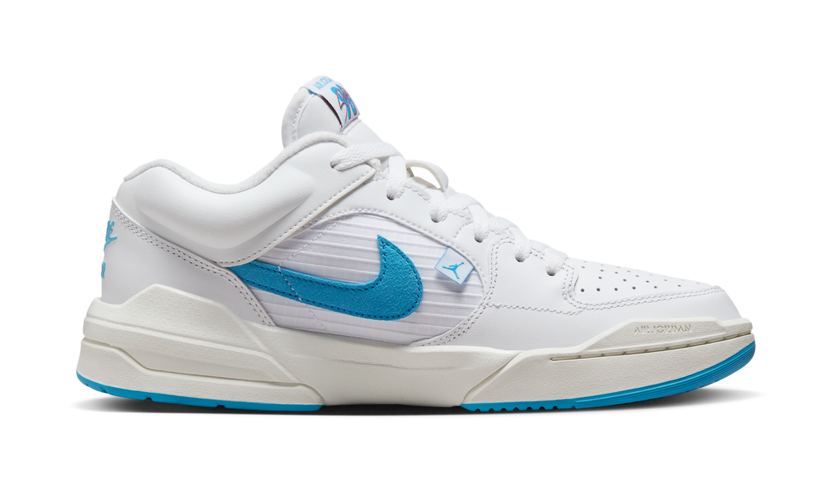 Air Jordan Stadium 90 White Dark Powder Blue (Women's) FB2269-100 — Vista 2