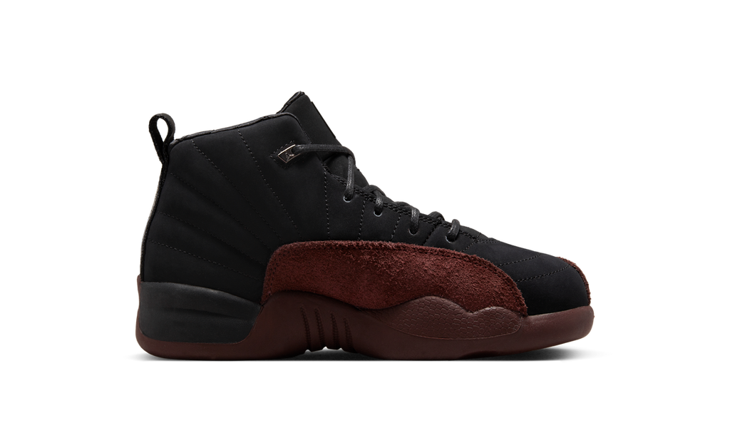 Air Jordan 12 Retro SP A Ma Maniére Black (PS) FB2686-001 — Vista 2