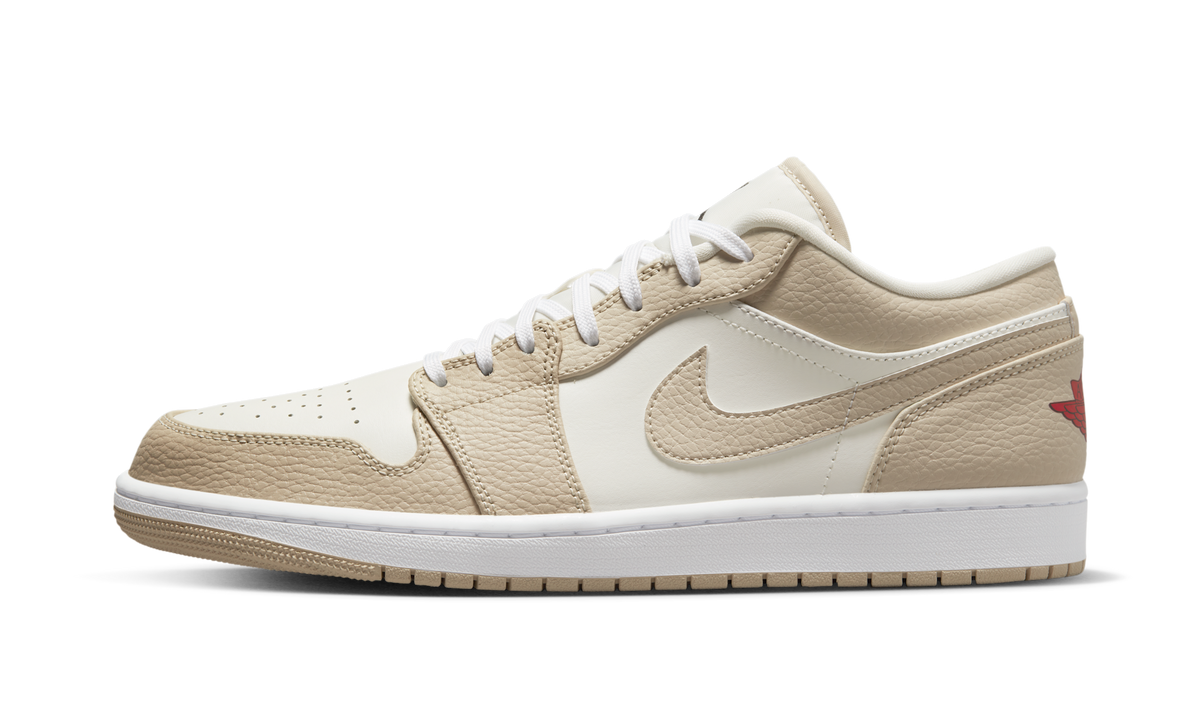 Air Jordan 1 Low SE Sail Rattan University Red FB7168-121 — Vista 1