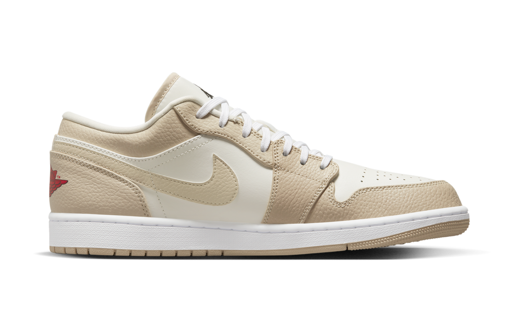 Air Jordan 1 Low SE Sail Rattan University Red FB7168-121 — Vista 2