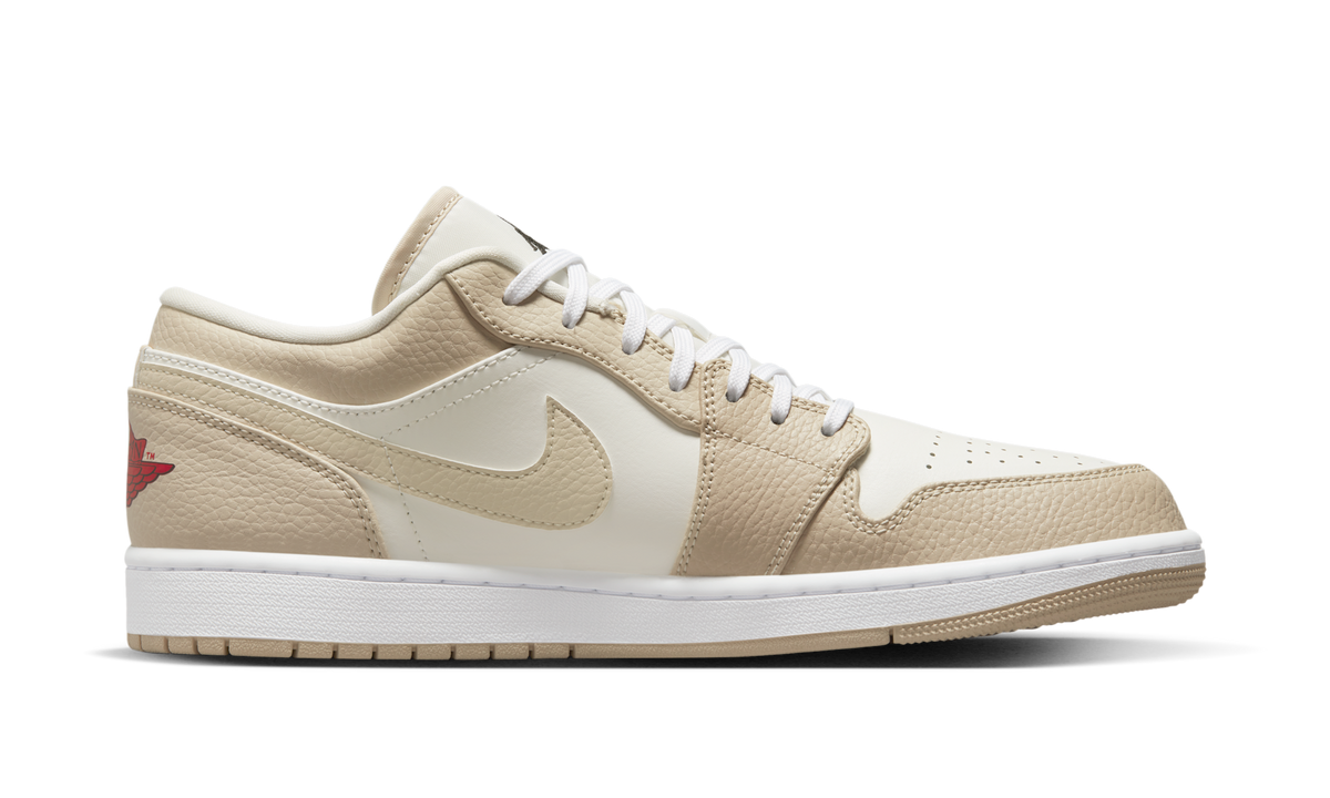 Air Jordan 1 Low SE Sail Rattan University Red FB7168-121 — Vista 2