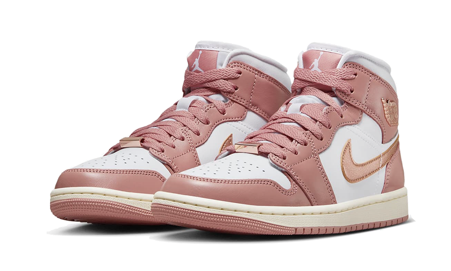 Air Jordan 1 Mid SE Red Stardust FB9892-670 — Vista 2