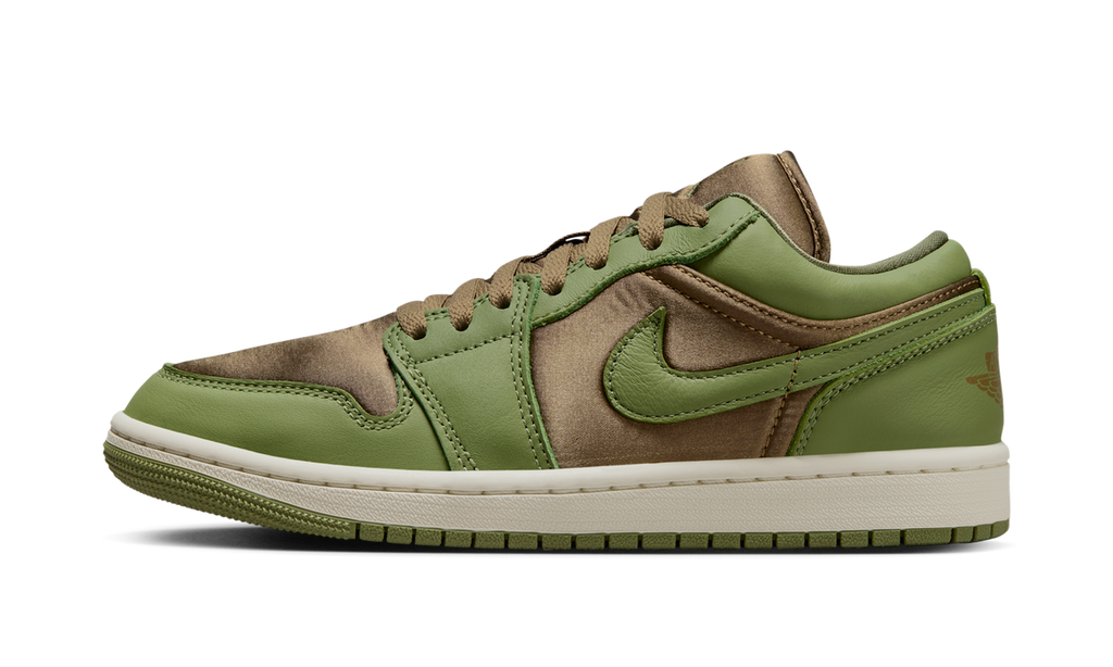 Air Jordan 1 Low SE Brown Kelp Sky J Light Olive (Women's) FB9893-300 — Vista 1