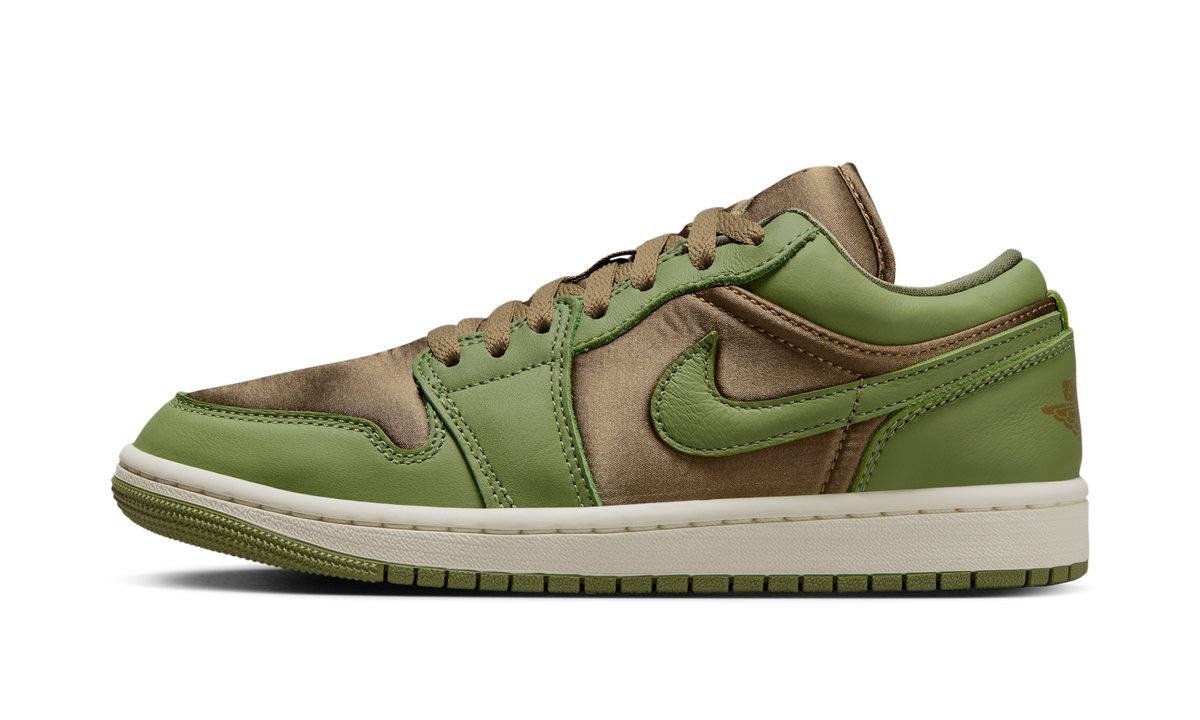 Air Jordan 1 Low SE Brown Kelp Sky J Light Olive (Women's) FB9893-300 — Vista 1